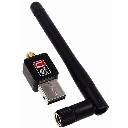 Adaptador Antena Wifi Usb 300 Mbps Wireless N Pc Notebook Computador