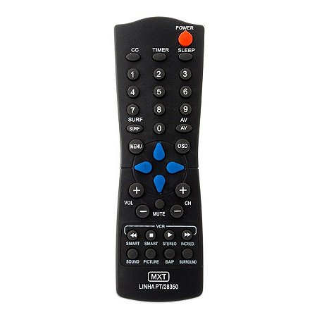 Controle Remoto Para TV de Tubo CRT Philips Linha PT C0873