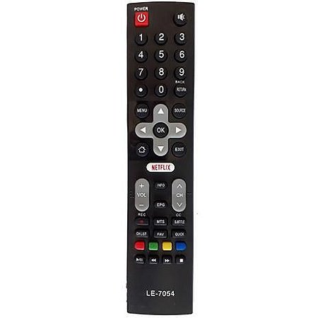Controle Tv Smart Led 4k Netflix Philco LE-7054