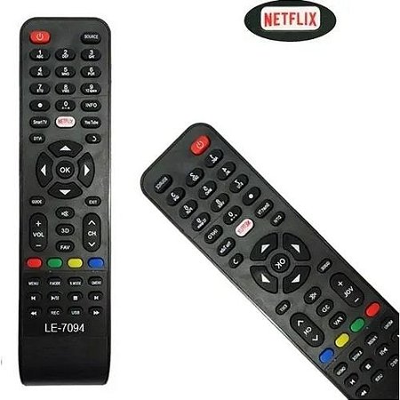 Controles Tv Philco Led Smart Netflix Youtube LE-7094