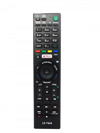 Controle Remoto TV Sony LCD C/ NETFLIX
