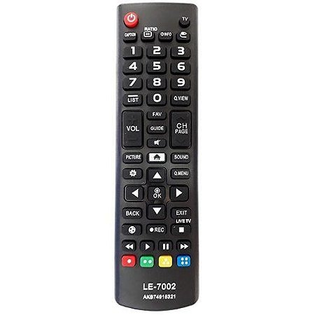 Controle Remoto Tv LG Smart Akb74915321  LE-7002/8037