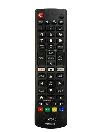 Controle Remoto Tv Led Lg Smart Tv AKB75095315 LE-7045/8035