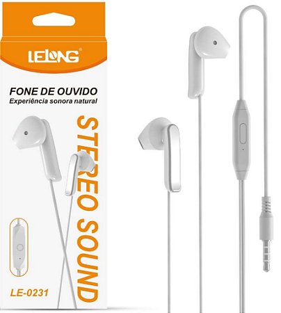 Fone de Ouvido Simples Estéreo