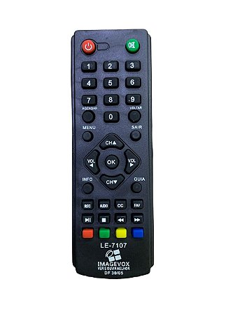 Controle Remoto Conversor Digital Imagevox