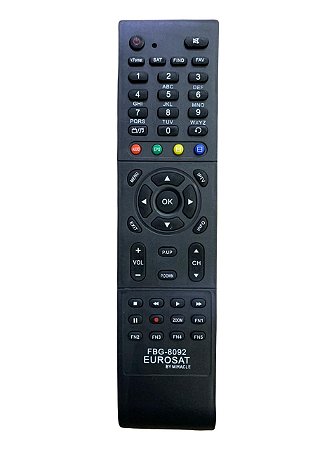 Controle Remoto para Receptor Eurosat FBG-8092
