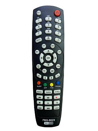 Controle Remoto Para Receptor Gobox LE-8029