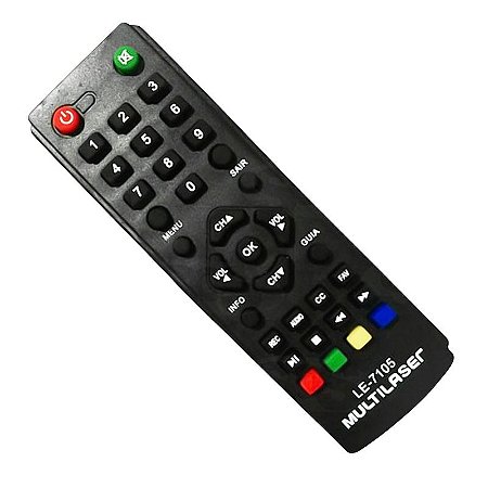 Controle Remoto Para Receptor Multilaser LE-7105