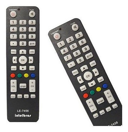 Controle Remoto Conversor Digital Intelbras CD 901 / CD 902B LE-7456