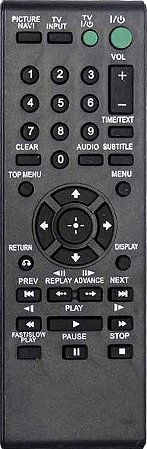 Controle Remoto Para DVD Sony LE-7409