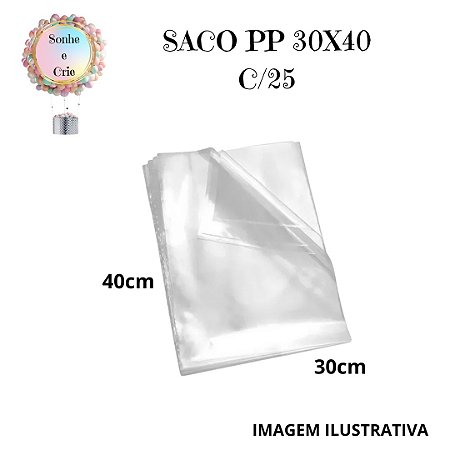 SACO PP 30X40CM C/25