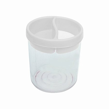 PORTA LAPIS ACRÍLICO PARA FOTO 350ML  OS TONS DE CORES DA TAMPA PODEM VARIAR DE ACORDO COM CADA DISPOSITIVO E LOTE
