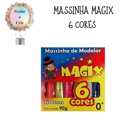 MASSINHA DE MODELAR MAGIX C/6
