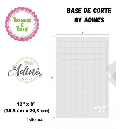 BASE DE CORTE  12"X8" BY ADINES - FOLHA A4