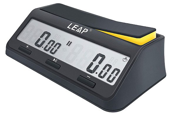 Relógio de Xadrez Digital Leap Premium - A lojinha de xadrez que