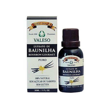 Extrato de baunilha 30ml - Valeso