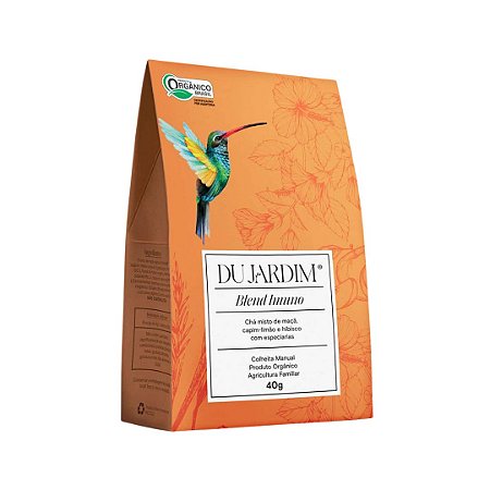 Chá Blend Imuno Orgânico 40g - Du Jardim