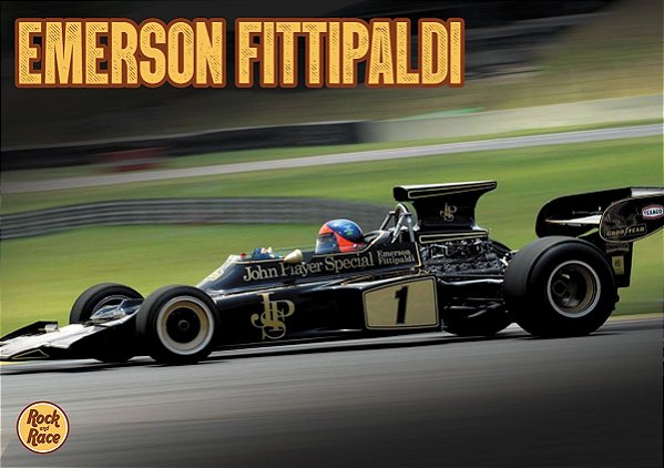 Pôster Emerson FITTIPALDI Lotus
