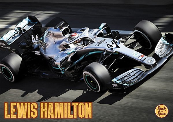 Pôster Lewis HAMILTON Mercedes