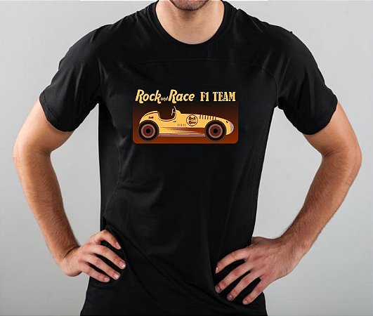 Camiseta - Rock And Race F1 Team Anos 50 - Preta