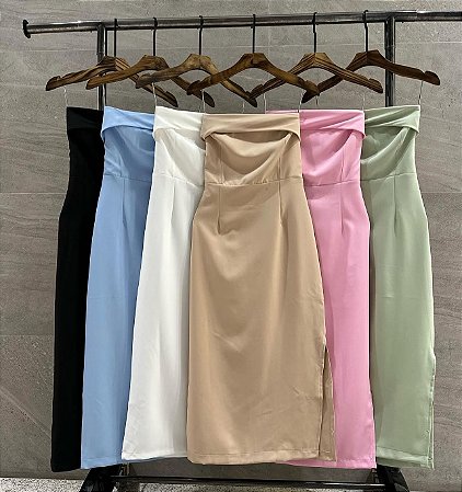 VESTIDO ALFAIATARIA CAROLLA (COM OPÇÕES DE CORES)