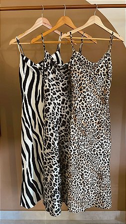 SLIPDRESS CETIM ESTAMPADO (COM OPÇÕES DE CORES)