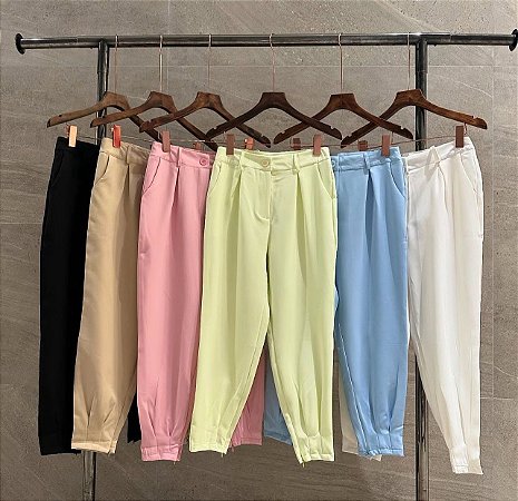 CALÇA ALFAIATARIA VICENZA (COM OPÇÕES DE CORES)