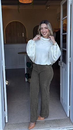CALÇA VELUDO COTELÊ (COM OPÇÕES DE CORES)