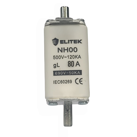 Fusível NH00 Retardado 80A -ELITEK