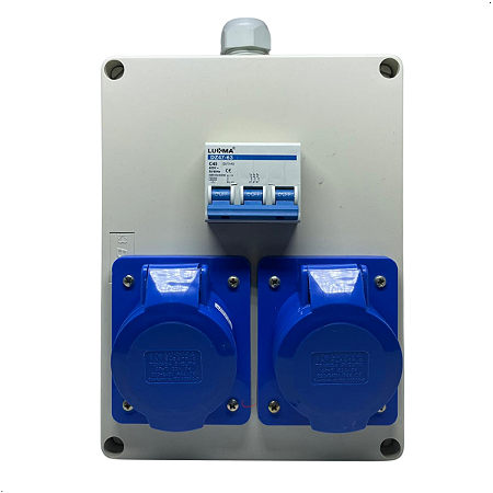 QUADRO ROBO TRIFÁSICO TOMADA INDUSTRIAL