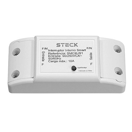 Modulo de Interruptor Interno Wi-fi 10A -110/220v - Smarteck