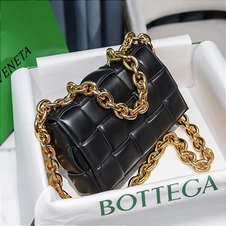 bottega bolsa gold chain