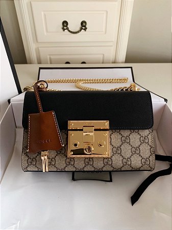 gucci medium padlock bolsa
