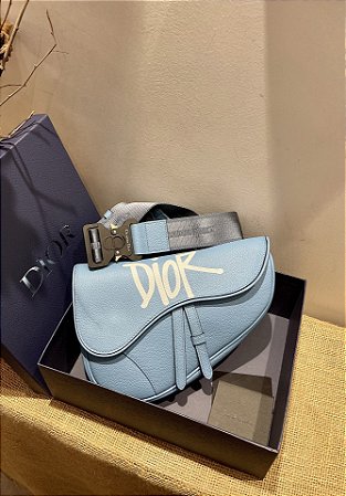 blue saddle bolsa