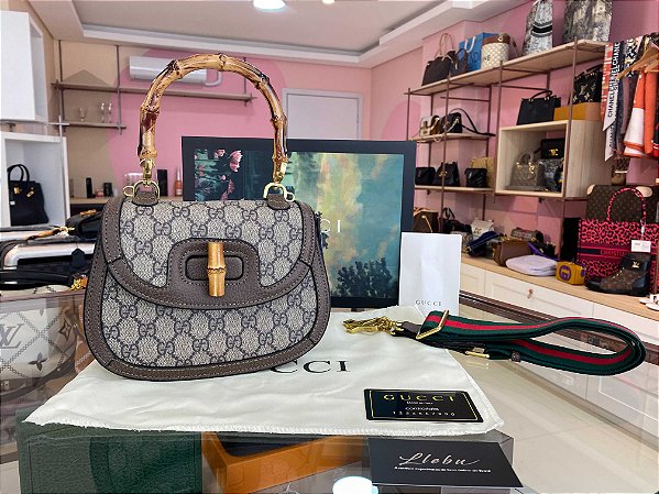 gucci bamboo padlock bolsa