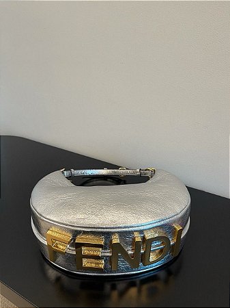 fendi silver bolsa