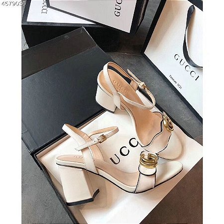 Sandalia gucci salto bloco Clearance