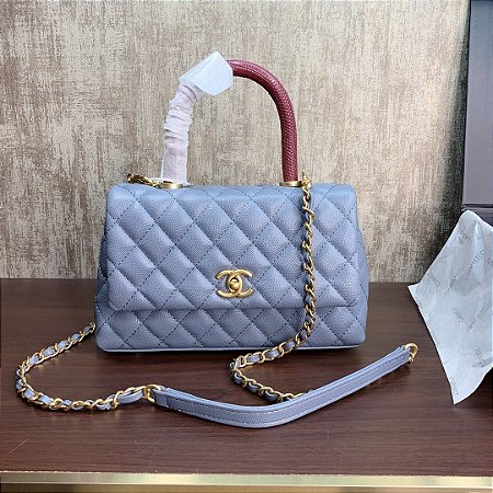 chanel bolsa with handle and chain