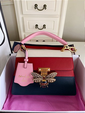 gucci black bolsa with red and green