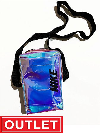 Bolsinha bag pequena holografica - OUTLET
