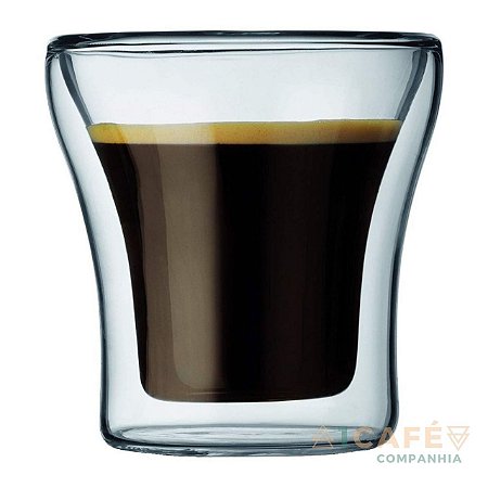Copo Café e Chá de Vidro Bodum Assam 80ml