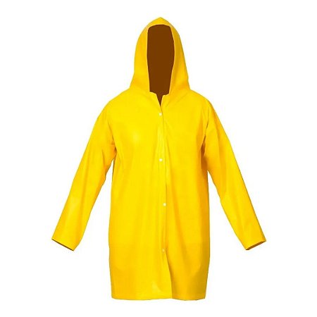 Capa de Chuva Amarela Epi PVC