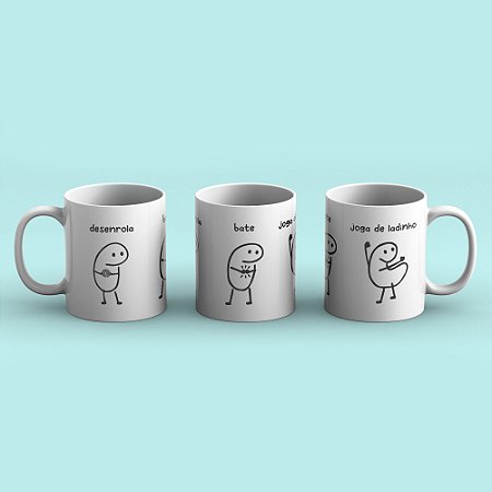 CANECA FLORK - Desenrola, bate, joga de ladinho.