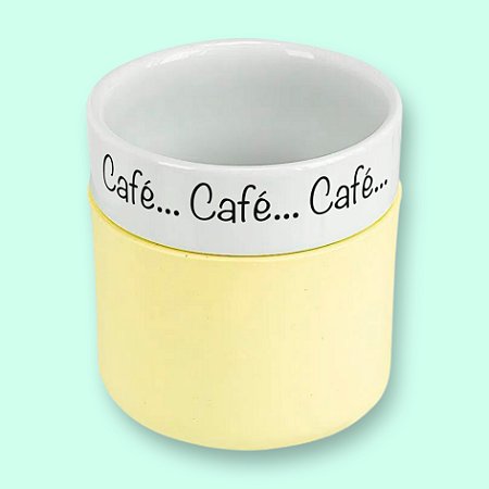 Copo Porcelana - Café...Café...Café...