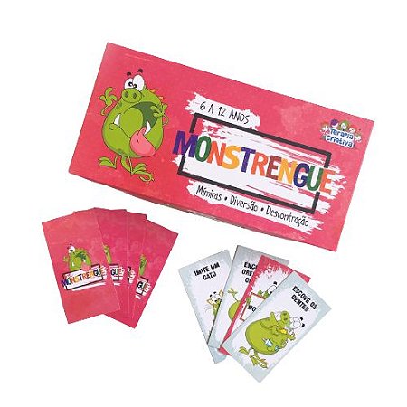 Jogo 'Monstrengue' - Terapia Criativa - Evoluir Play - Jogos, Brinquedos e  Livros