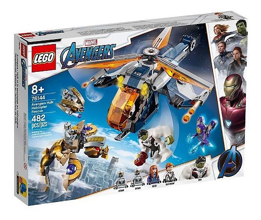 Lego Marvel Ultimato Largada De Helicoptero Hulk 76144