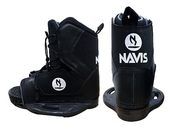 Bota Para Wakeboard Navis 095 Aberta 35-42 Cor Preta