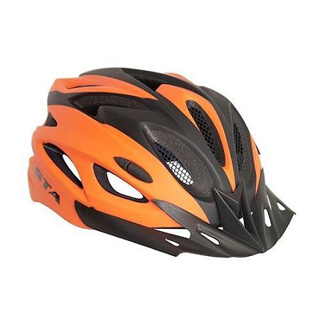 Capacete Gta Inmold Mtb Nx 58-62cm 18 Furos Com Sinalizador