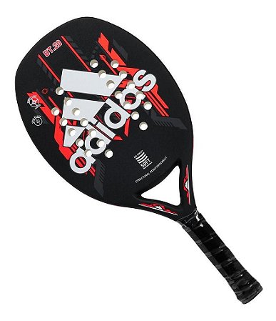 Raquete De Beach Tennis adidas Bt 2.0 Preta E Vermelha
