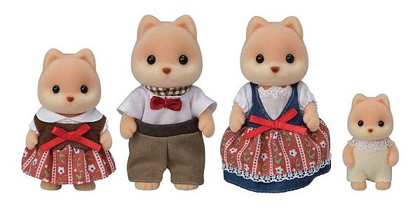 Sylvanian Families Família Dos Cachorros Caramelos 5459